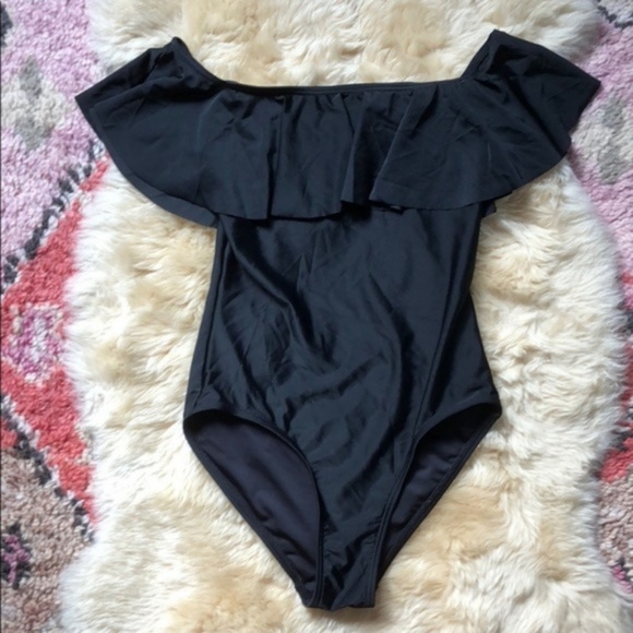 ASOS New Look Bardot Frill Ruffle Off Shoulde - Picture 6 of 8